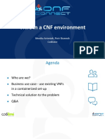 VNFs in A CNF Environment