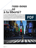 Préférons-Nous La Santé À La Liberté - André Comte-Sponville Contre Francis Wolff