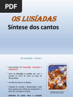 Os Lusíadas_síntese dos cantos