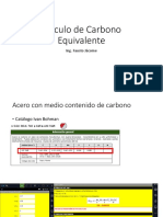 Cálculo de Carbono Equivalente