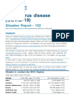 Coronavirus Disease (COVID-19) : Situation Report - 132