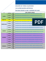 Recuperación de Tarea Calificada (Ficha de Apreciación Artística)