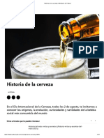 Historia de La Cerveza - Ministerio de Cultura