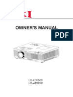 LC XBS500 Owners Manual