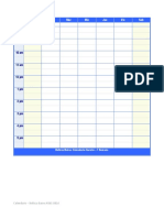 Horario Semanal