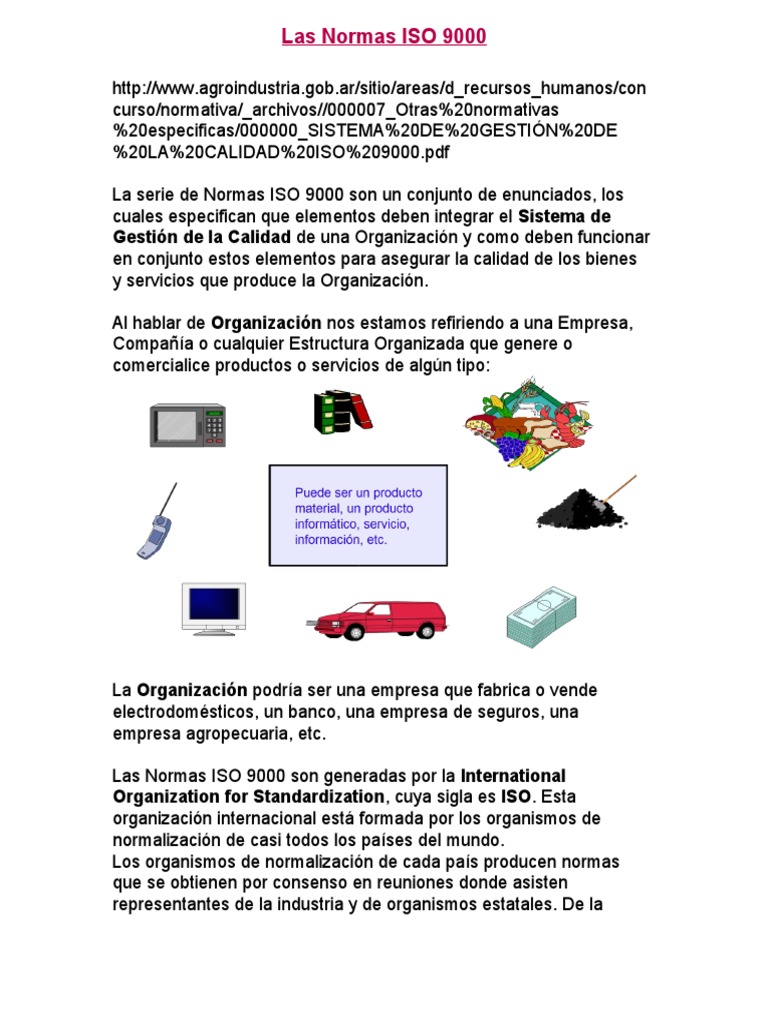 Sistema de Gestión de La Calidad Iso 9000 | PDF | Gestión de la calidad ...
