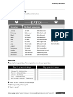 Interchange5thEd IntroLevel Unit11 Vocabulary Worksheet