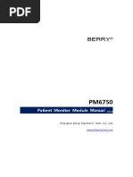 PM6750 Patient Monitor Module Manual PDF