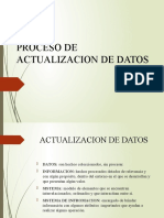 Actualizacion de Datos