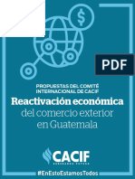 6 Propuesta CACIF Reactivacion Económica Comercio Exterior PDF