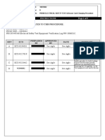 10076002D00_PB500 ELECTRICAL SAFETY TEST AND BUZZER CARD CHARGE PROCEDURE