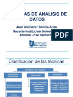 Tecnicas de Analisis de Datos - Jose