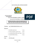 Balance de Materia y Energia Del Azucar Final