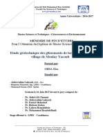 Etude Geotechnique Des Glissem - Ilias OBDA - 4644