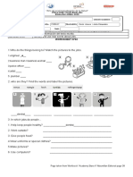 Worksheet 4 Unit 3