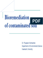 Bioremediation of contaminated soil