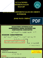 Clase 2 Ecuaciones Diferenciales de Orden Superior PDF