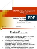Marketing Management MODULE 1