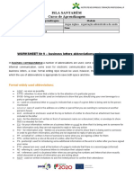 Isla Santarém Curso de Aprendizagem: WORKSHEET NR 9 - Business Letters Abbreviations and Acronyms