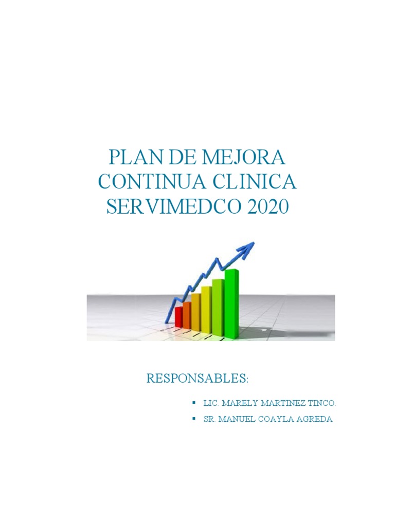 Plan de Mejora Continua de La Clinica Servimedco Moquegua 2020 | PDF ...