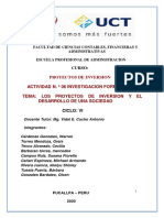 ACTIVIDAD N 06 INVESTIGACION FORMATIVA Inversion