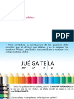 Acentuación y Tildación (1 Año)