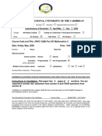 PRW - IUC Maths 2 - 2020