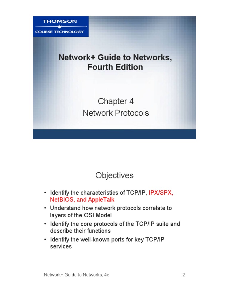 CH 04 | PDF | Transmission Control Protocol | Ip Address
