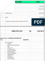 Proposed Quotation of Two Storey Plan