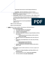 Biomolecules - Terms and Processes