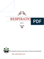 Respiration - Simplified