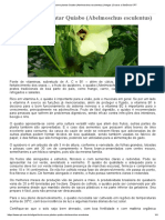 Horta - como plantar Quiabo (Abelmoschus esculentus) _ Artigos _ Cursos a Distância CPT