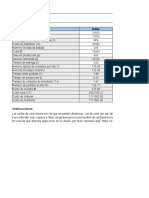 Plantilla Excel Lote Económico A Producir