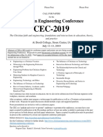 CEC 2019 Call for Papers