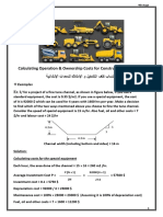 Calculating Operation & Ownership Costs For Construction Equipment