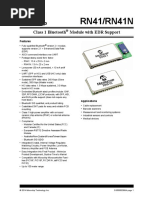 RN41/RN41N: Class 1 Bluetooth Module With EDR Support