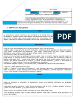 ACTIVIDAD - SESIÓN - 06 Mayo - 5 Años GENEROSOS