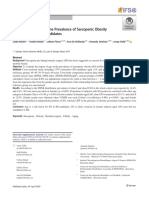 The Impact of Age On The Prevalence of Sarcopenic Obesity in Bariatric Surgery Candidates