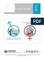 Homicide and Gender: at Home, Homicide Disproportionately