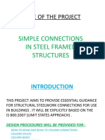 Simple steel structure connections