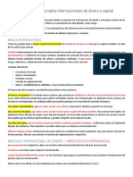 CAPITULO 6 Mercados Internacionales de Dinero y Capital RESUMEN