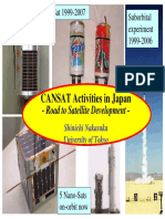 CANSAT Activities in Japan: - Road To Satellite Development