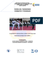 Teoria Taekwondo Combates y Poomsaes