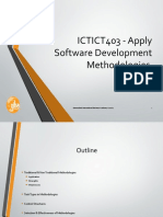 ICTICT403 - Apply Software Development Methodologies: Project Management - 1