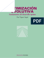 Optimización Evolutiva. Fundamentos Del Desarrollo Óptimo PDF