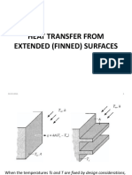 Heat Transfer From Extended (Finned) Surfaces
