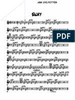 Sway FULL Big Band Potter Michael Buble PDF