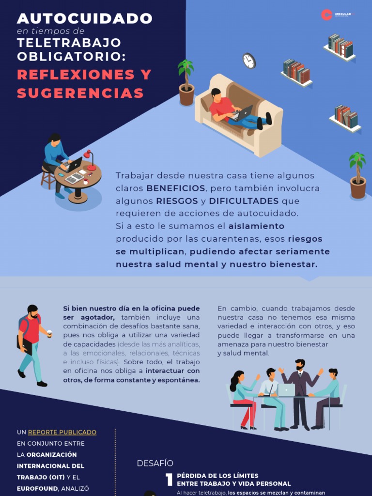 Autocuidado en Tiempos de Teletrabajo y Aislamiento | PDF | Las ...