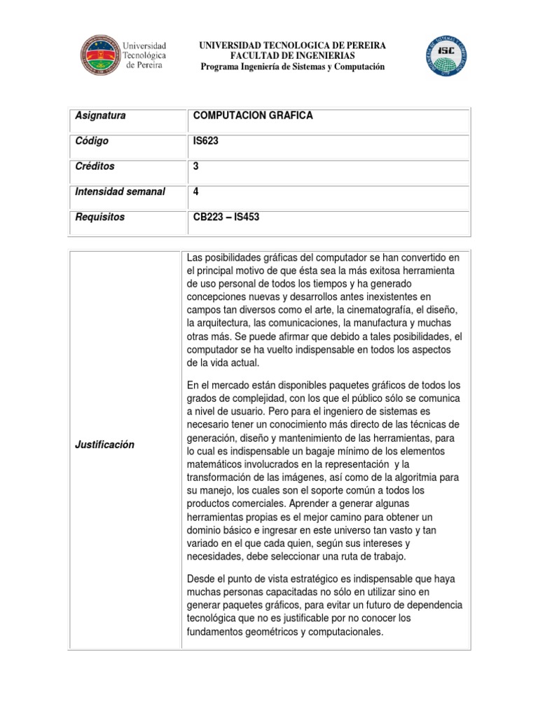 Is623 Computaciongrafica Pdf Geometria Vector Euclidiano