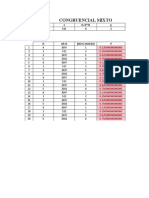 Congruencial Mixto: Xo A M 2 31 G